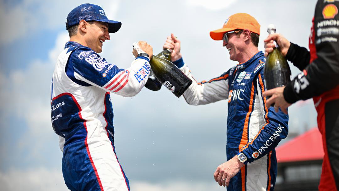 Alex Palou, Scott Dixon, Chip Ganassi Racing at Mid-Ohio